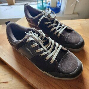 Merrell Size 10 Mens Suede Chocolate